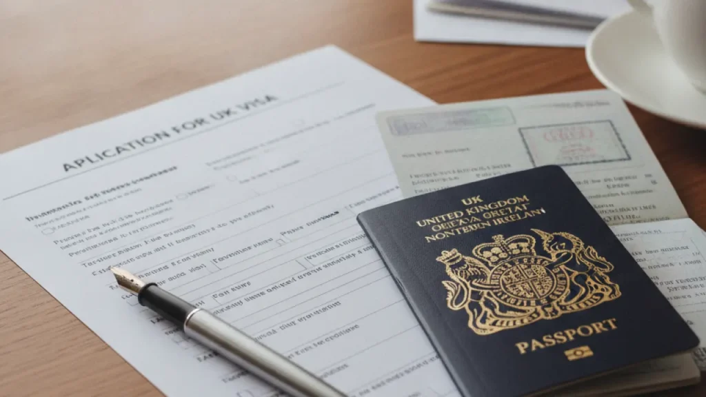 uk visa fee 2024 application form with british passport