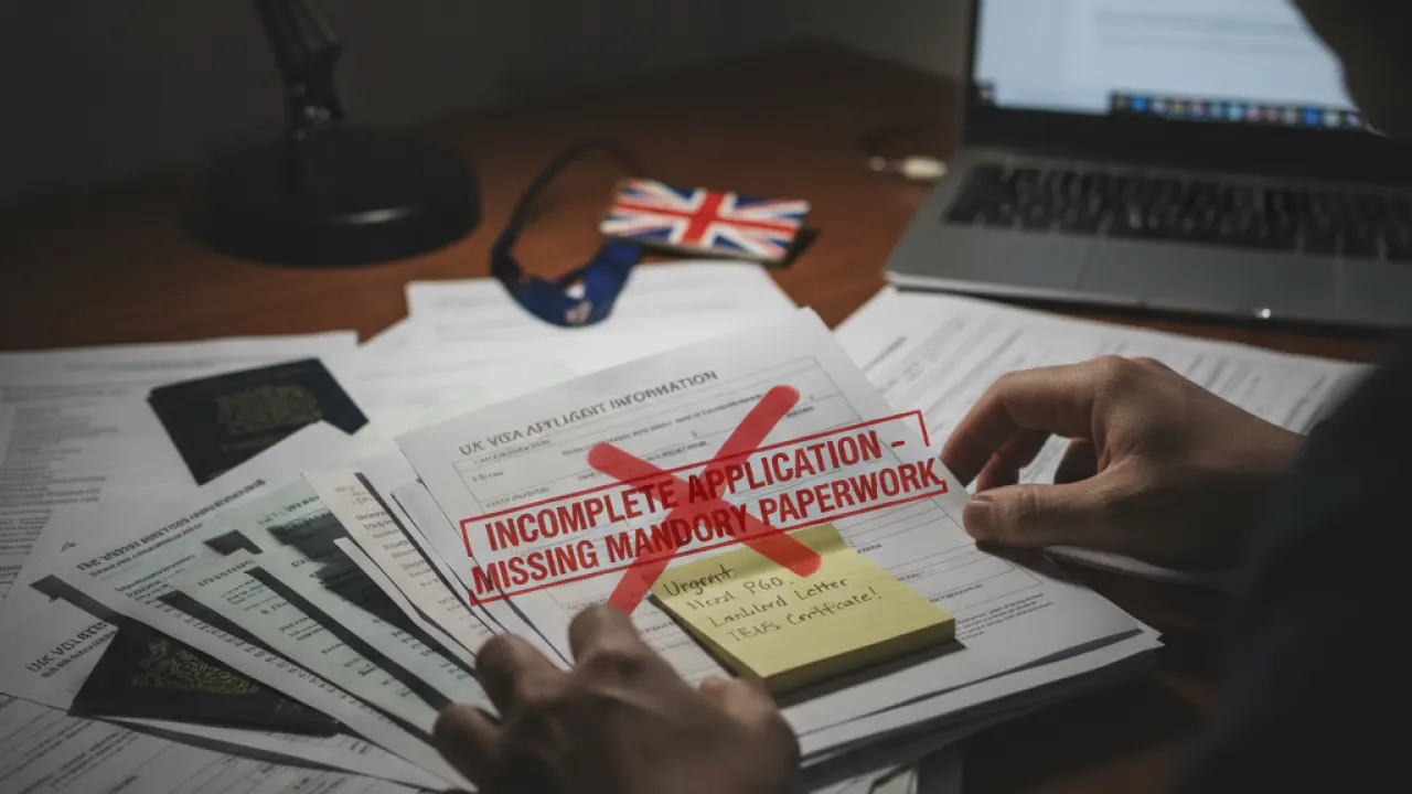 uk visa rejection reasons missing or incomplete supporting documents
