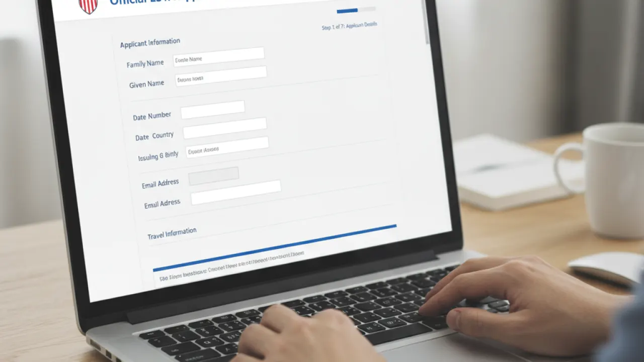 usa visa for uk citizens completing ESTA online form