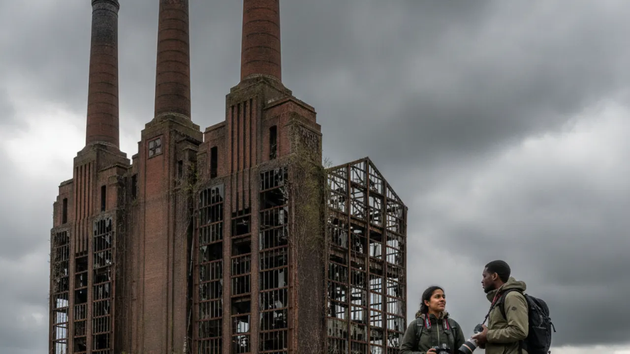 abandoned places UK abandoned industrial power station