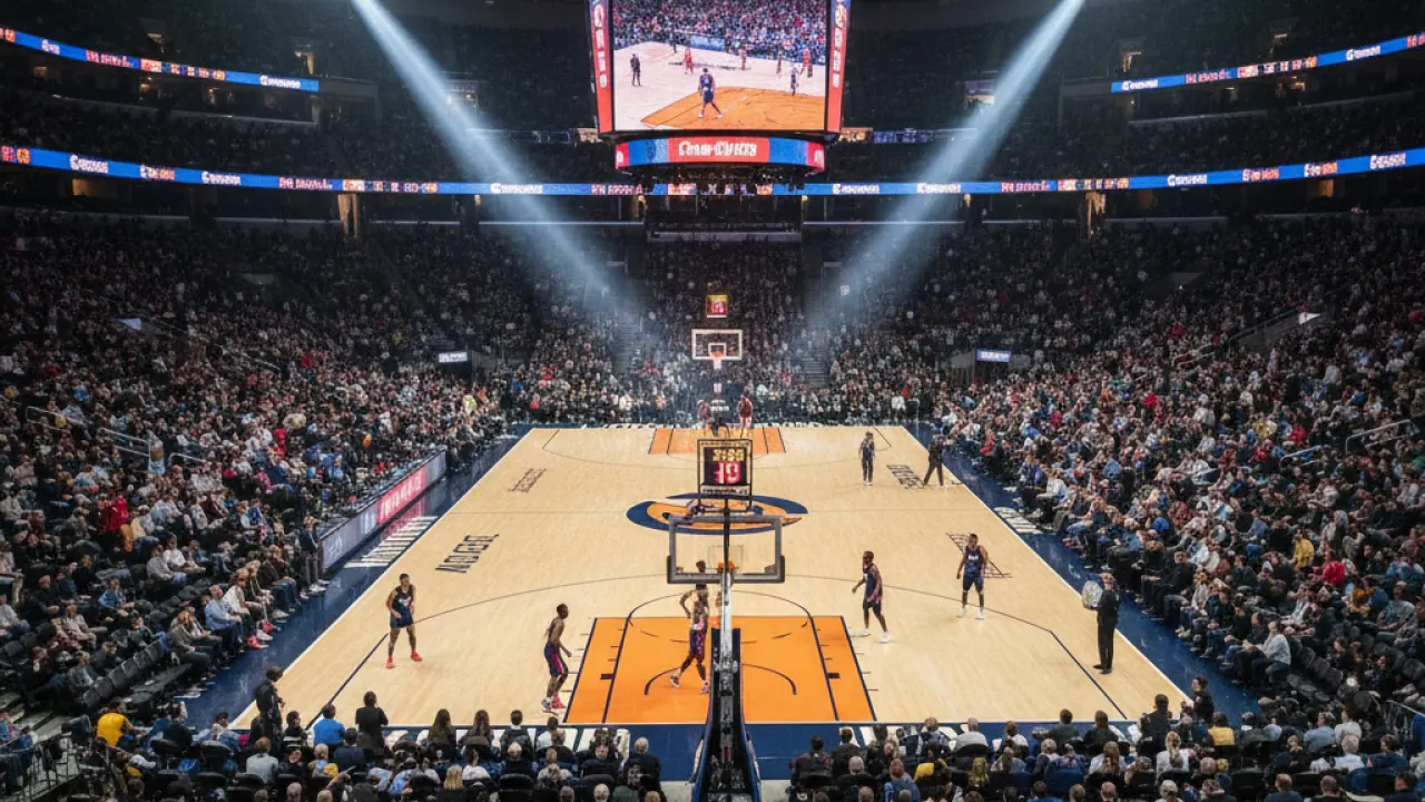 basketball facts NBA arena aerial view 100 amazing basketball guide