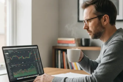 best ETF UK 2026 investor reviewing index fund charts on laptop
