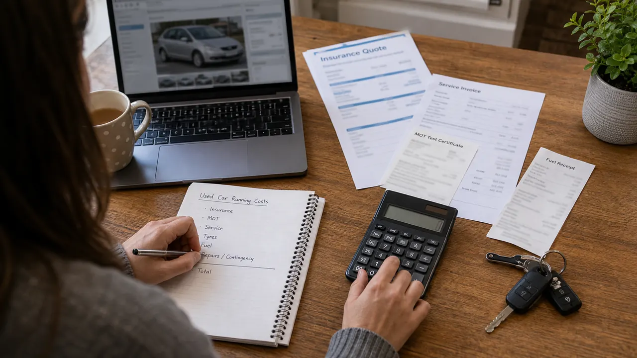 best used cars UK under 5000 running costs budget with insurance and service papers