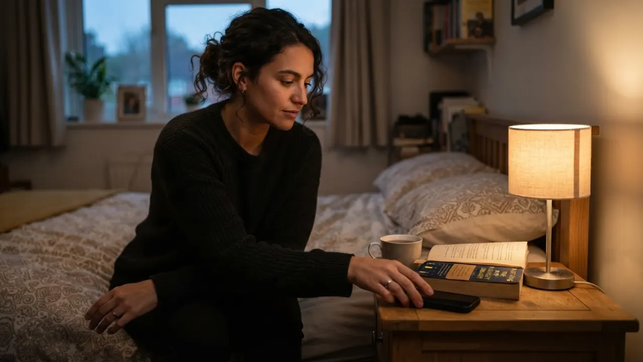 how to be a better person screen-free bedtime phone face down