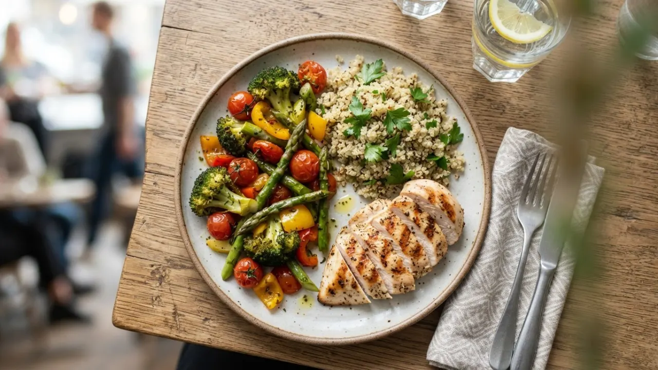 balanced plate method for how to eat clean