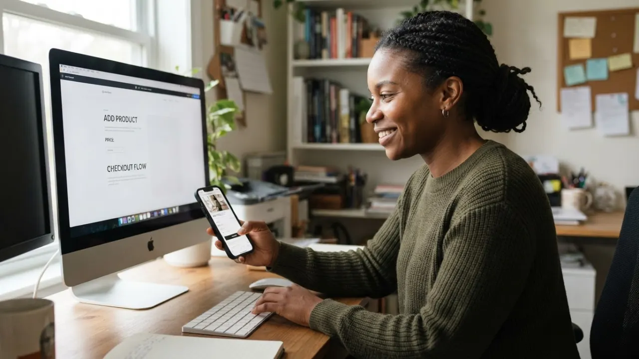 build a website to start an online business
