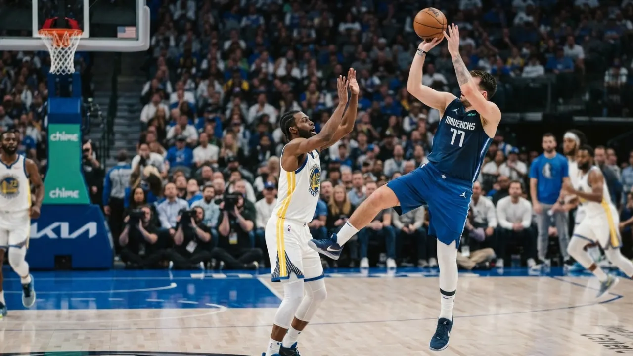 Dirk Nowitzki one-legged fadeaway shot in Mavericks game