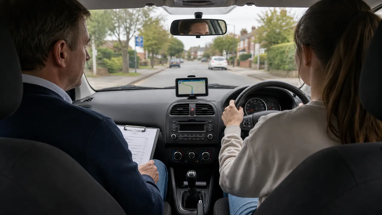 driving test UK tips independent driving with sat nav