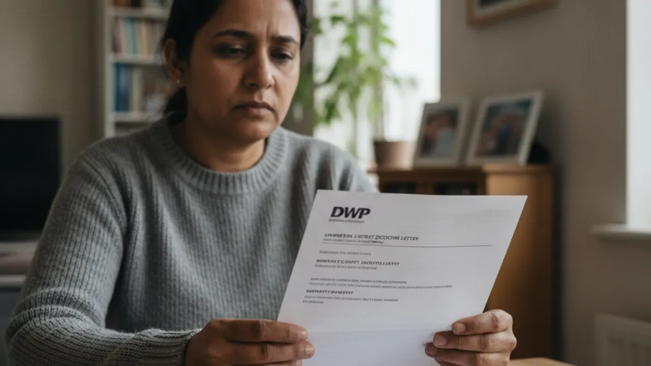 how to claim benefits UK DWP letter official correspondence