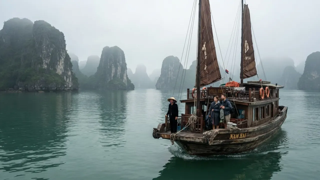 most beautiful places in the world halong bay vietnam limestone karsts turquoise water