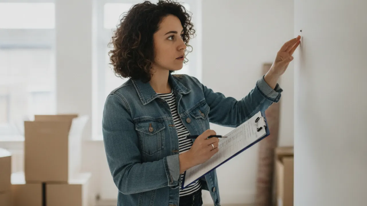 how to rent a house UK inventory check moving in checklist