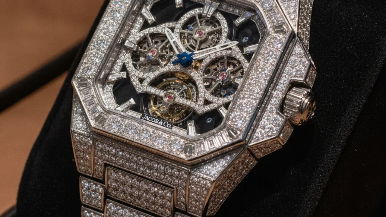 Jacob and Co Billionaire Watch - $18 Million Diamond Timepiece with 260 Carats Jacob and Co Billionaire watch 260 carats diamonds most expensive watch brands 18 million