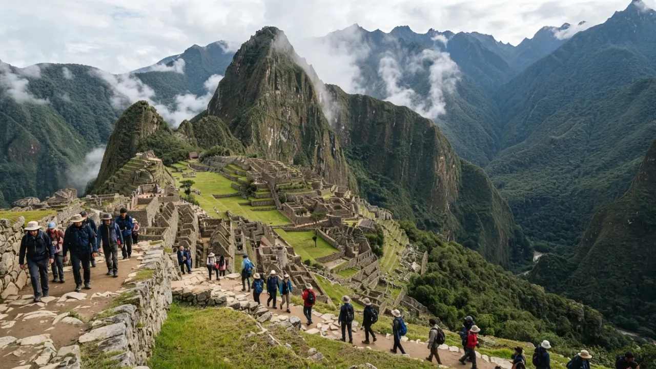 most beautiful places in the world machu picchu peru inca ruins mountain mist