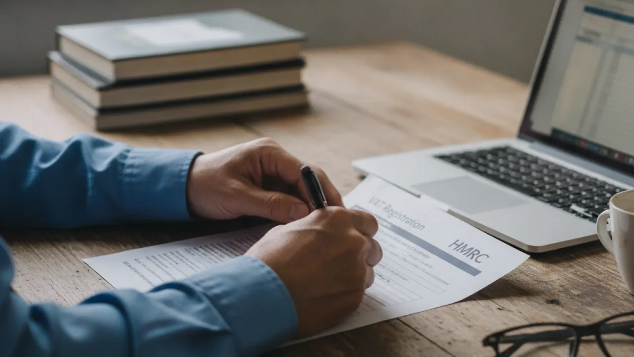 hmrc vat registration form being completed for amazon fba uk business