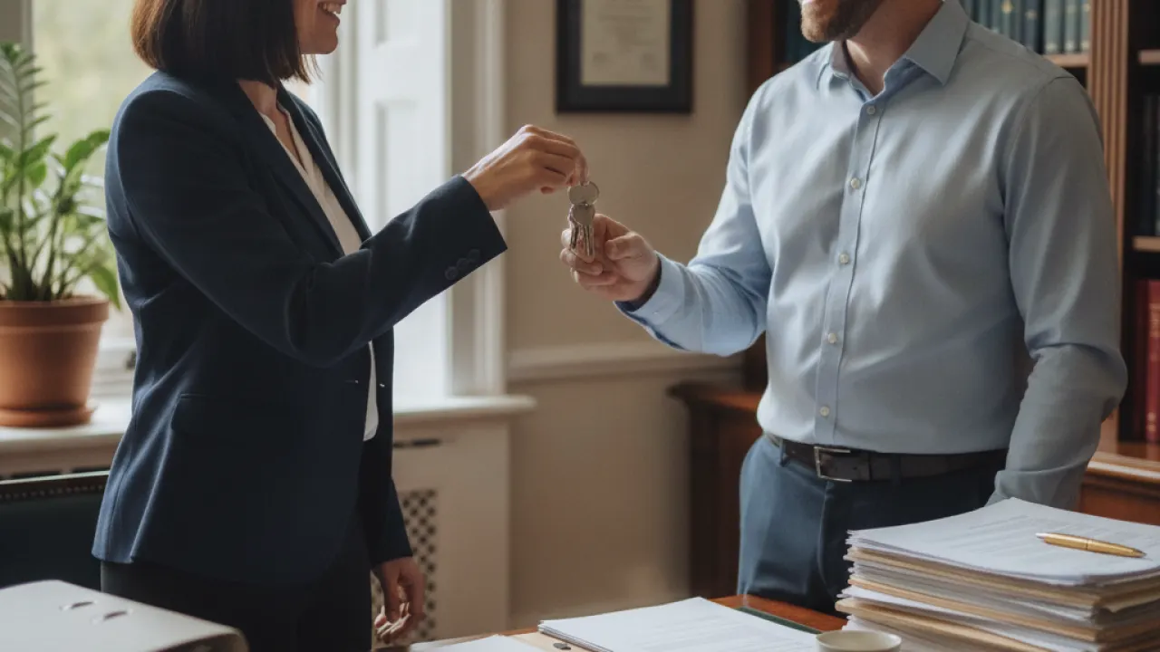 right to buy UK property purchase completion keys handover