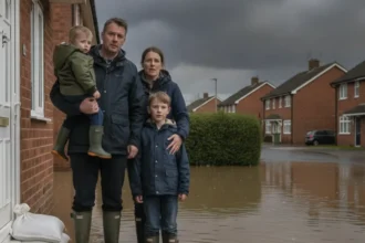 uk climate change effects flooding Yorkshire family home