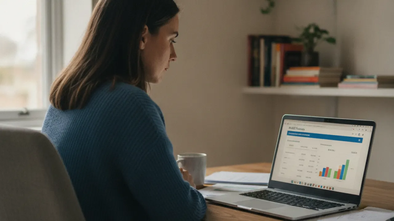 UK worker checking workplace pension auto-enrolment contributions online